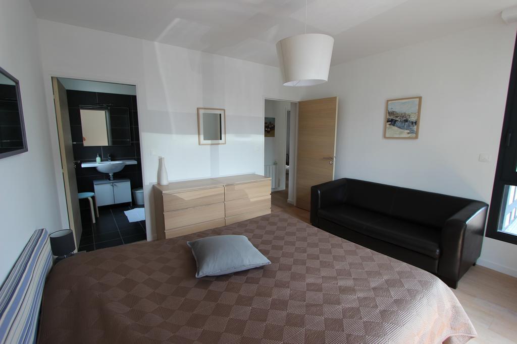 Le Normandy Apartamento Pourville-sur-Mer Quarto foto